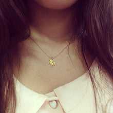 Load image into Gallery viewer, Life Is Magical Unicorn Horse Necklace