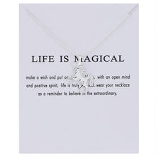 Load image into Gallery viewer, Life Is Magical Unicorn Horse Necklace